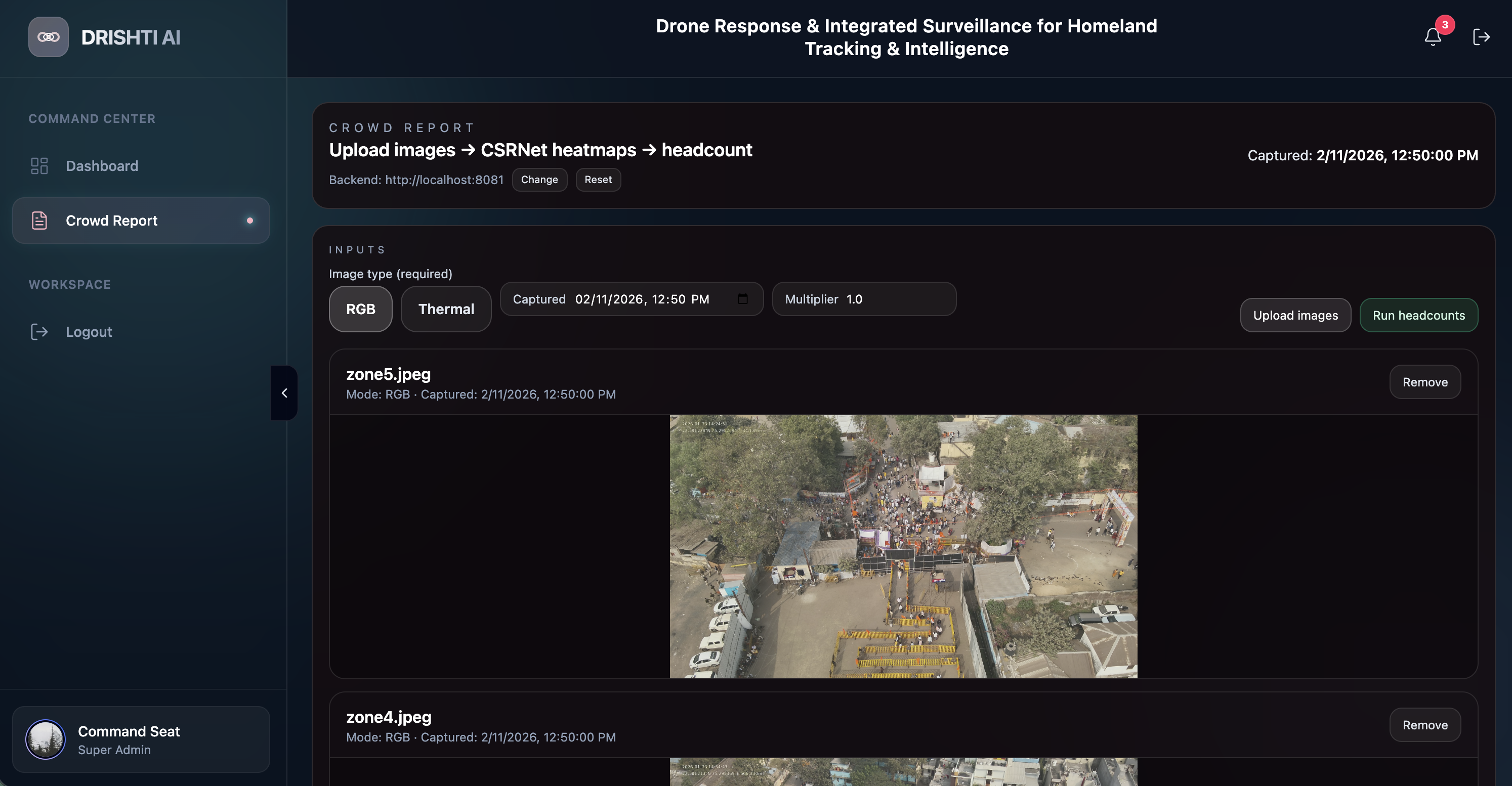 DrishtiAI automated post-event intelligence report